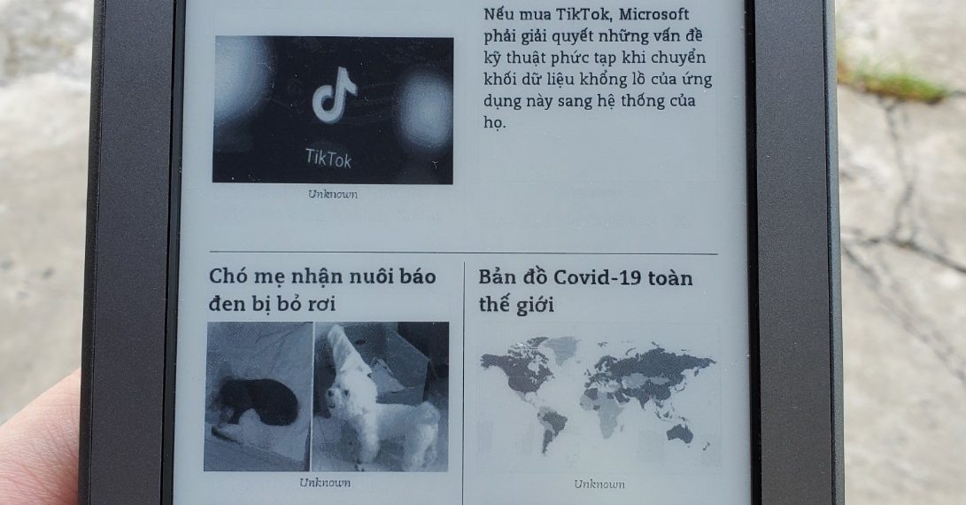 Hướng dẫn đọc báo trên Kindle bằng KindleEar