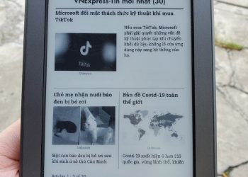 Hướng dẫn đọc báo trên Kindle bằng KindleEar