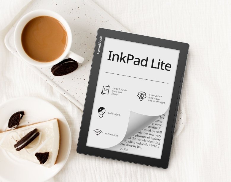Máy đọc sách PocketBook InkPad Lite với màn hình 9,7 inch lên kệ, có giá 275 USD