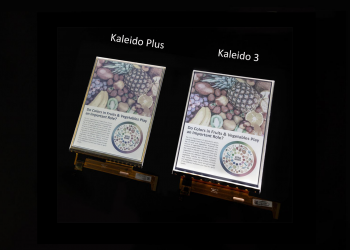 Công nghệ giấy màu điện tử mới E INK Kaleido 3 đã có mặt trên thị trường