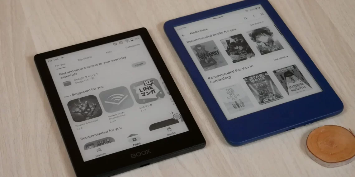 Onyx Boox Poke 5 vs Amazon Kindle