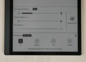 Các mức refresh của Onyx Boox