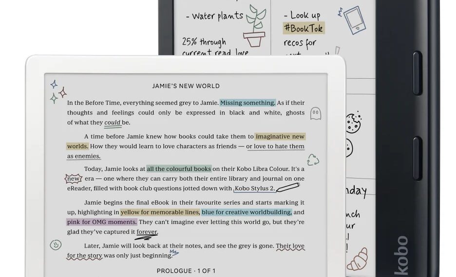 Kobo chính thức ra mắt máy máy đọc sách màn màu đầu tiên của hãng: Kobo Libra Colour và Kobo Clara Colour