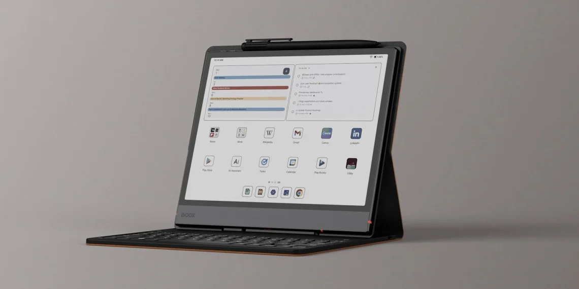 Trình làng Boox Note Air5 C: Máy đọc sách ghi chú màn màu & hỗ trợ bàn phím rời