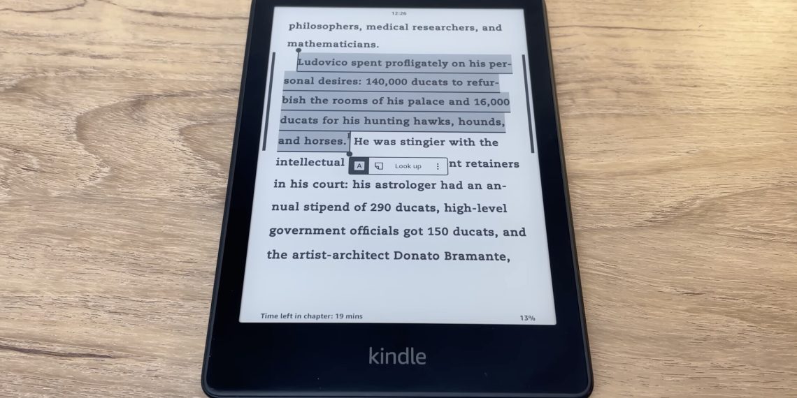 Bản cập nhật mới 5.18.6 của Kindle: thay đổi cách Highlight, Ghi chú và tra Từ điển