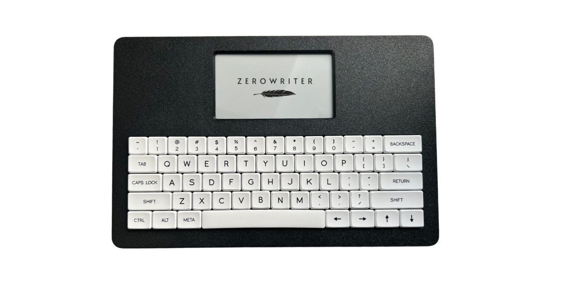 Zerowrite INK Typewriter: “Máy đánh chữ” E-Ink cho người viết hiện đại